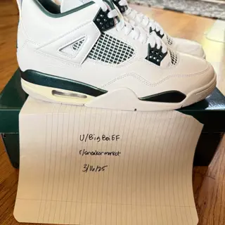 Jordan 4 Oxidized Green size 10.5 $160