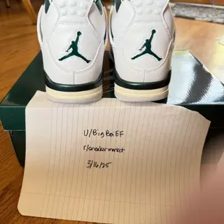 Jordan 4 Oxidized Green size 10.5 $160