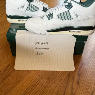 Jordan 4 Oxidized Green size 10.5 $160