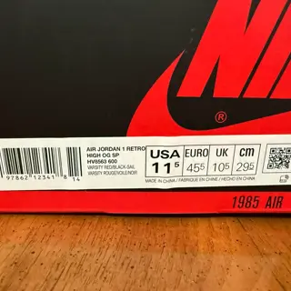Jordan x Union “Chicago Shadow” sz 11.5 $430