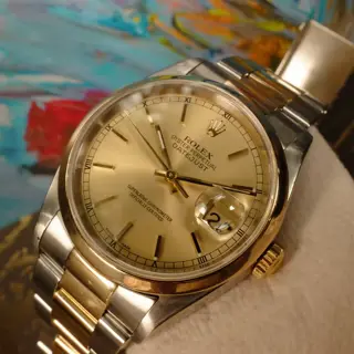 Rolex Datejust 36 Two-Tone - Champagne Dial - Box & Papers - Great Condition!