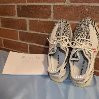Barely Used Yeezy 350 Zebra V2 Size 12 $220 shipped (No Original Box)