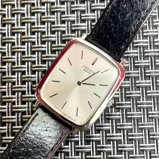Seiko Credor, 6020-5170, Sapphire, Onyx Crown, 🏷️$260 Shipped 🚢