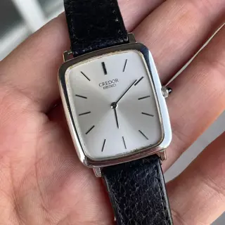 Seiko Credor, 6020-5170, Sapphire, Onyx Crown, 🏷️$260 Shipped 🚢