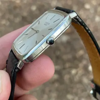 Seiko Credor, 6020-5170, Sapphire, Onyx Crown, 🏷️$260 Shipped 🚢