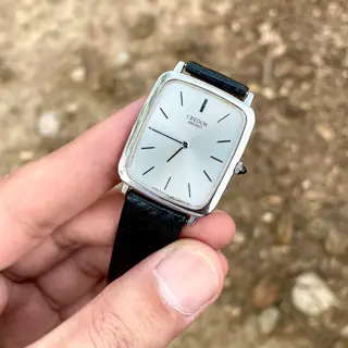 Seiko Credor, 6020-5170, Sapphire, Onyx Crown, 🏷️$260 Shipped 🚢