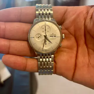 Junghans Meister Chronoscope Matte-Silver Dial