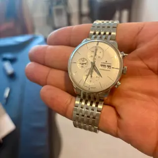 Junghans Meister Chronoscope Matte-Silver Dial