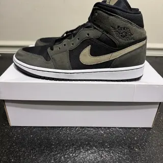 Jordan 1 Military Olive Mid (Size 10 Men)