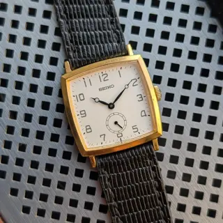 Seiko 5328-5000 Rare Swiss Movement, Handmade Leather Strap! $299