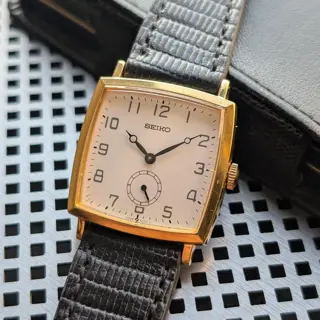 Seiko 5328-5000 Rare Swiss Movement, Handmade Leather Strap! $299