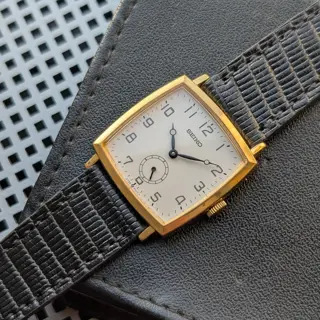 Seiko 5328-5000 Rare Swiss Movement, Handmade Leather Strap! $299