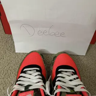 size 8,5 mens air max reverse duck camo. Worn 2-3 times. $90 shipped.