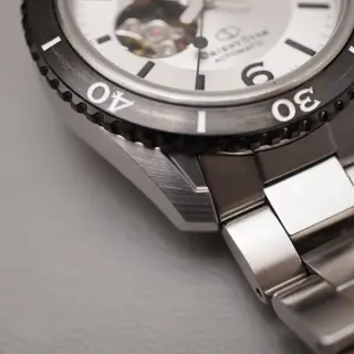 Orient Star RK-AT0107S Open Heart Power Reserve Divers Automatic Watch - $395