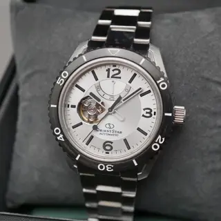 Orient Star RK-AT0107S Open Heart Power Reserve Divers Automatic Watch - $395