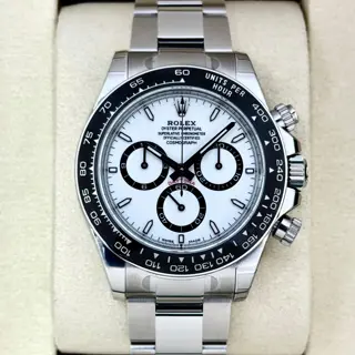 NEW 2025 Rolex Daytona 40mm 126500LN Stainless Steel Panda Dial - $33,750