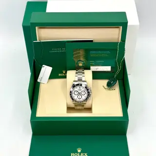 NEW 2025 Rolex Daytona 40mm 126500LN Stainless Steel Panda Dial - $33,750