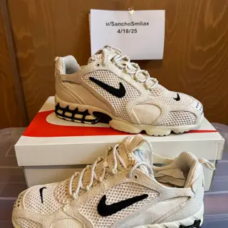 Nike x Stussy Air Zoom Spiridon Cage 2 size 11 in fossil. Worn once gently, like new. OG everything $350 shipped (obo)