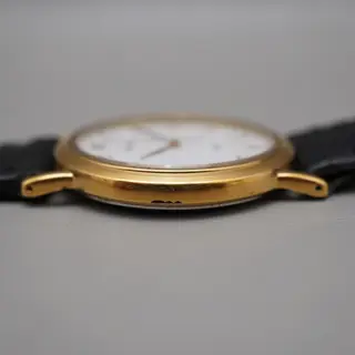 Seiko Spirit 5E21-6000 Gold Tone White Dial Quartz Watch - $70