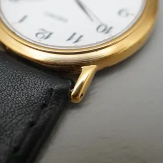 Seiko Spirit 5E21-6000 Gold Tone White Dial Quartz Watch - $70