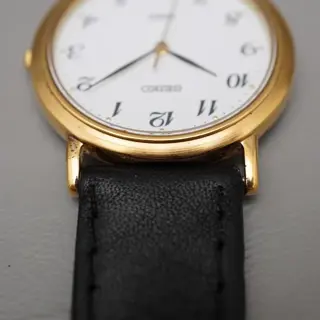 Seiko Spirit 5E21-6000 Gold Tone White Dial Quartz Watch - $70