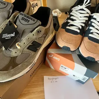 Jordan 1 ROTY, Kith ASICS Gel-Lyte V, Holi NMD, Dunk High Varsity Maize, Jjjjound NB 991