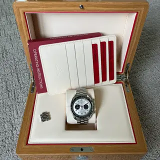 Omega Speedmaster Chronoscope - White Panda Dial - 43mm - 329.30.43.51.02.002 - Full Set