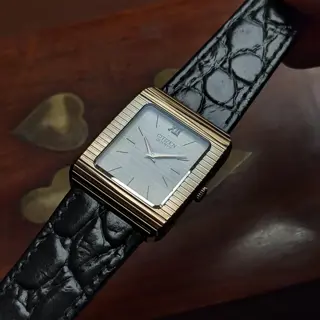 Poor Man's Piaget ! Citizen Tank in Tapestry Dial with Ultra Hard Alloy Case (UHAG) for sale 💵 $199 (Shipped) 🚢 Video Attached 📽️