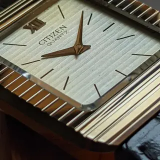 Poor Man's Piaget ! Citizen Tank in Tapestry Dial with Ultra Hard Alloy Case (UHAG) for sale 💵 $199 (Shipped) 🚢 Video Attached 📽️