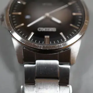Seiko Selection SBPN091 V147 Black Dial Stainless Steel Solar Quartz Watch - $80
