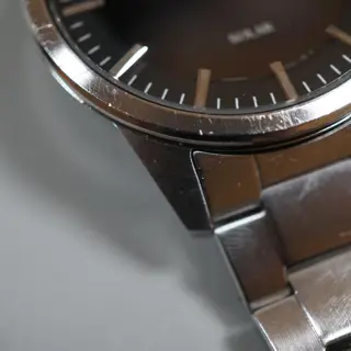 Seiko Selection SBPN091 V147 Black Dial Stainless Steel Solar Quartz Watch - $80