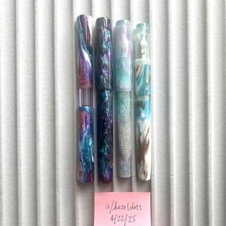 Edison, Mythic Pens, Maverick Pens (Rainbow Fluorite!), Hello Tello Studio - four new beauties for sale