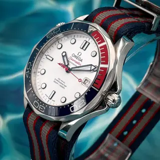 2020 (or newer) Omega Seamaster 300 M Diver "Commanders Watch" - Watch, Box, and Bennisson authentication card