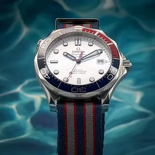 2020 (or newer) Omega Seamaster 300 M Diver "Commanders Watch" - Watch, Box, and Bennisson authentication card