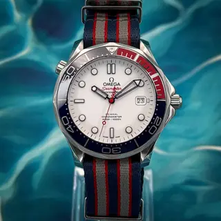 2020 (or newer) Omega Seamaster 300 M Diver "Commanders Watch" - Watch, Box, and Bennisson authentication card