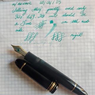 early 90s Montblanc 149, 18k F nib, [B]