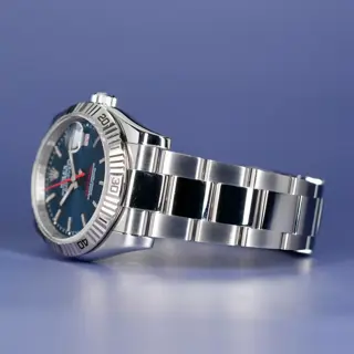 2004 Rolex Datejust Turn-o-Graph Blue Dial 116264 with Papers