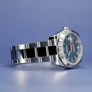 2004 Rolex Datejust Turn-o-Graph Blue Dial 116264 with Papers