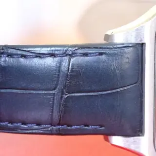 Iconic Cartier Santos Dumont Mechanical Movement w/ Cartier Box Ref WSSA0032