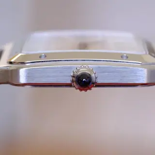 Iconic Cartier Santos Dumont Mechanical Movement w/ Cartier Box Ref WSSA0032