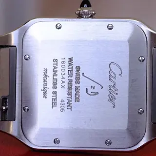 Iconic Cartier Santos Dumont Mechanical Movement w/ Cartier Box Ref WSSA0032
