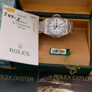 2002 Rolex Explorer II Ref. 16570 Polar | Box and Papers