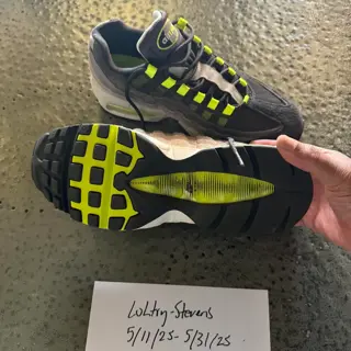 MoMa Nike Air Max 95 Reverse Neon Sz 11.5 ; og all worn once