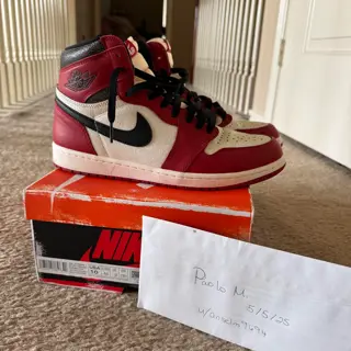 Jordan 1 lost and Found size 10 $300