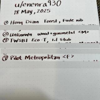 Various Starter pens and one nib