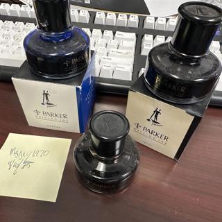 3 Bottle Parker Penman Ink including Sapphire