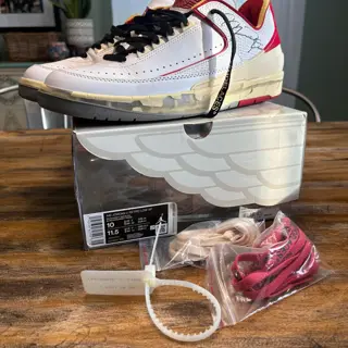 VNDS Off White Jordan 2 Chicago size 10 $439 shipped OBO