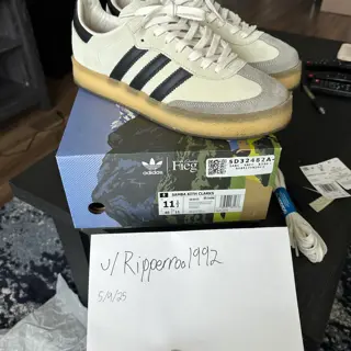 Kith Adidas Samba Clarks ‘Black’ size 11.5 worn $200 shipped