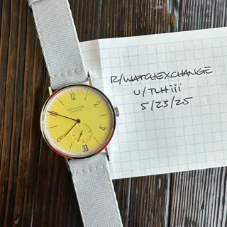 Nomos Tangente 38 -- Kanari Yellow -- LE of 175