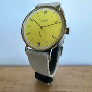 Nomos Tangente 38 -- Kanari Yellow -- LE of 175